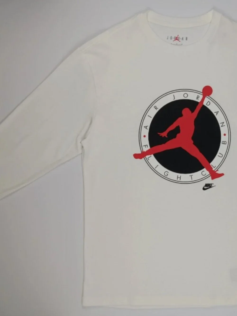 Mens Jordan Flight Club Long Sleeve T-shirt IF3010-100 Size Large